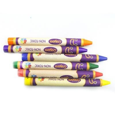 China Hot Selling Bright Colors Vibrant Art Drawing Kids and Student 16 Colors Color Wax Crayon for sale