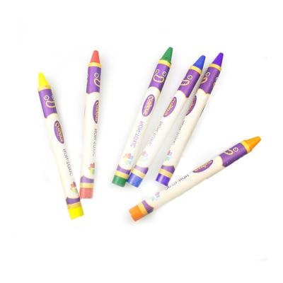 China Art Supplies Manufacturer Wax Crayon 16 Colors Pencil Packaging Pen Set Accept Customized OEM Light Box Logo for sale