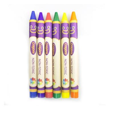 China Bright Colors Wholesale Cheap Custom Kids Crayon Mini Crayon Pack With Color Multicolor Box for sale