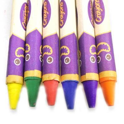 China Hot Selling High Quality Non-Toxic Wax Crayon Color Safety Bright Colors For Kids for sale