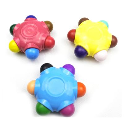 China Bright Colors Kawaii Gift Duck Shape Crayon 3d Pencil Drawing Promotional Plastic Supplies for sale