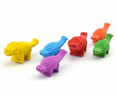 China 3D Crayons Non-Toxic Assembled Dinosaur Shape 3d Coloring Drawing Pencil For Kids for sale