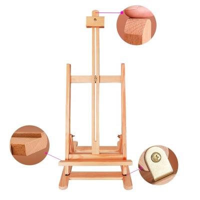 China Wooden Easel Kids Art Painting Easel Table Painting Easel Stand Mini Canvas for sale