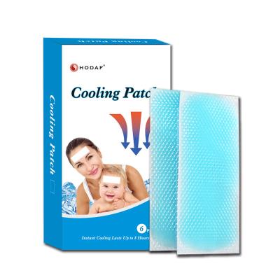 China Factory Price Hot Selling Fever Correction Gel Physical Reducing Cooling Cold Patches For Fever for sale