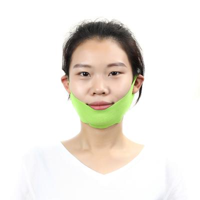 China Korean Chin Reducer Jawline Exerciser Double Face Lift Band V-Shape Face Mask Moisturizer Genuine HODAF Beauty Makeup for sale