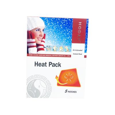 China 2021 Amazon Hot Sale CE Nonwoven Air Activated Hand Heat Pack Hand Warmer Self-warming Comfortable Heat Patch for sale