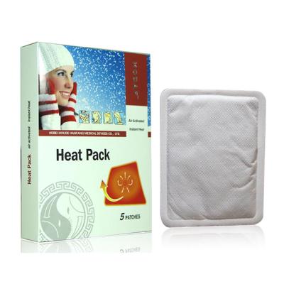 China Instant Customized Heat Patch Body Warmer CE Non Woven Adhesive Heat Pack Heat Pad For Winter for sale