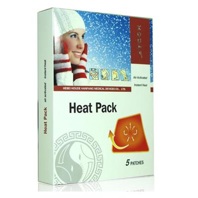 China Customized Heat Patch Body Warmer Non Woven CE Instant Body Heat Pack Heat Pad For Winter for sale