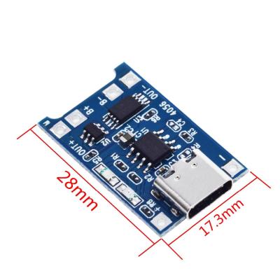 China Affordable RGB Led Type-C Micro Lithium Battery Charging Board 5V 1A USB 18650 Strip 5V 18650 Dual Functions TP4056 18650 for sale