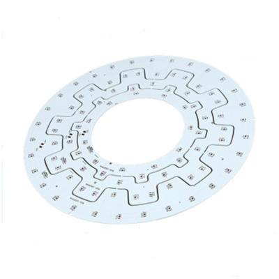 China OEM Electronics LED PCB Board, Round Aluminum PCB for LED, LED Strip Light PCB for sale