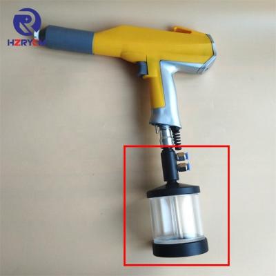 China Powder Coating Testing Job Optiselect Powder Gun Fludized Cup Coating Hopper Mini Coating Barrel for sale