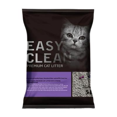 China Clay Apple Scent Odor Lock Cat Litter Strong Grouping Bentonite From Best Cats Supplier Selling Premium Brand Cat Sand 100% Natural Sodium for sale