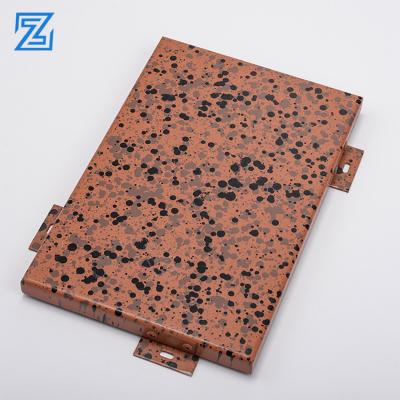 China Modern Stone Grain Building Interior Wall Cladding Aluminum Veneer Panel For Decoration for sale