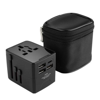 China The other wholesale all in one travel adapter charger 4usb 3.5A yiyuan electric fast charging adapter gift business trip for sale