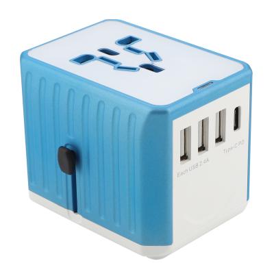 China Other 36W PD Quick Charge QC3.0 Universal Power Adapter Plug With 3USB 6A Output All In One Other Mobile Accessories for sale