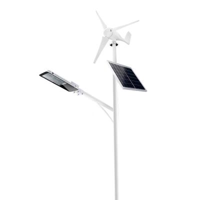 China ROAD product 24000mah good and high quality solar hybrid wind LED street light 300W wind generator street light price for sale