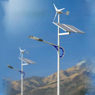 China ROAD OEM/ODM Available High Quality Waterproof Wind Power Led Turbine Lights Solar Hybrid Street Light 20W 30W 40W 50W 60W QC-08 for sale