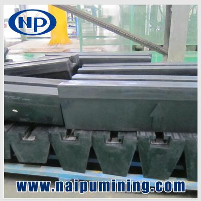 China Ball Pusher Wear Resistant Rubber Bar Mills Mining Grinding Mills Spares for SAG and AG Mills for sale