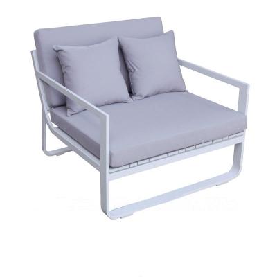 China Patio\Garden\Outdoor\Indoor\Poolside High Quality Modern Home Soft Legs Gray Living Room Sofas Metal Modern Furniture Design for sale