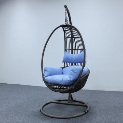 China Strong Swing Seat Rattan Garden Patio Wicker Furniture Double Outdoor Swing Seater Swing Chair for sale