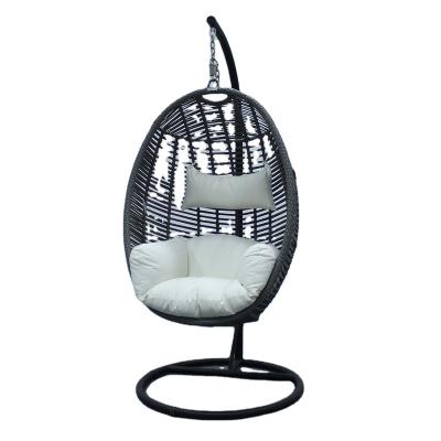 China Outdoor PE Rattan Garden Furniture Eco - Friendly Swing Chair for sale