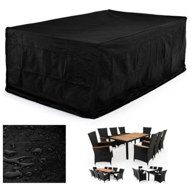 China Waterproof Outdoor Furniture 8seats Cover Waterproof Oxford Chair Cover for sale