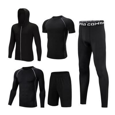 China Quick-Drying Breathable Gym Workout Fitness Sweatsuit Men Wear Custom Sportswear Sports Jogger Running Suits for sale