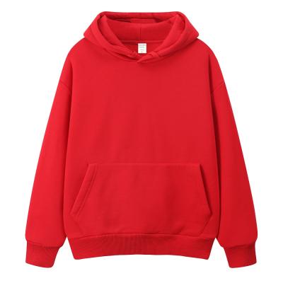 China Custom Anti-shrink Hooded Hoodie Plain Cotton Fleece Mens Hooded Sweatshirt Anti-Shrink for sale