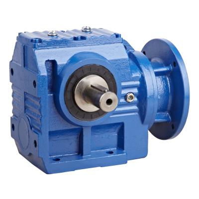 China S Series Modular Helical Worm Gear Motor , High Speed Worm Gear Reduction Box for sale