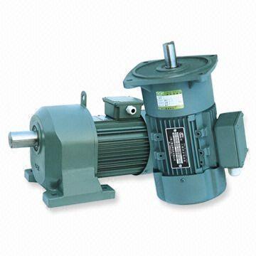 China Parallel Shaft Helical Gear Reducer , Vertical Flange Mounted Gear Motor for sale