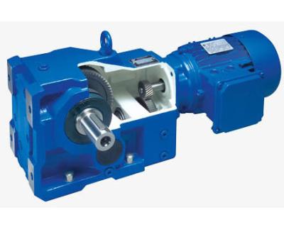 China Two Stage Helical Reduction Gearbox Bevel Gear Reducer For Agitator And Screwer for sale