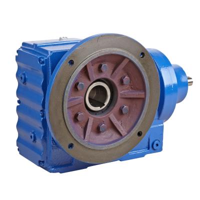 China Electric Sew Helical Bevel Gear Motor With Torque Arm , KF77 Industrial Gearbox for sale