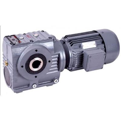 China High Efficiency Aluminum Helical Worm Gearbox With Torque Arm , Cast Iron for sale