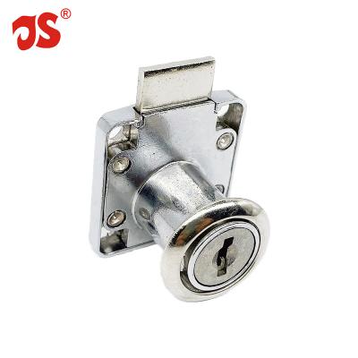 China JS brand office hardware furniture locks industrial zinc alloy jinshun 136 wooden drawer lock for sale