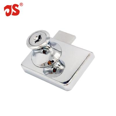 China JS Modern Zinc Alloy Glass Drawer Lock Cupboard Door 409 Furniture Display Cabinet Lock for sale