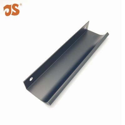 China JS Factory Hardware Furniture Modern Sideboard Door Drawer Long Edge Aluminum Handle for sale