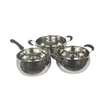 China Sustainable Exceptional Quality Modern Fast Food Services 201 Stainless Steel Soup Pot and Takeout Foods for sale