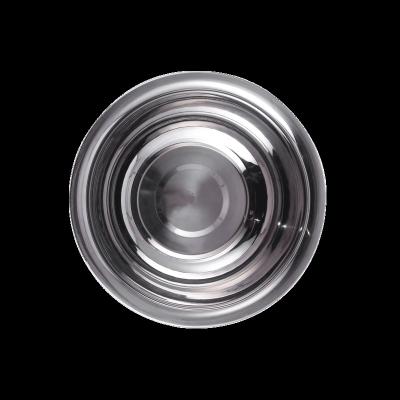 China Kitchen Utensils Soup Pot 201 Stainless Steel Basin Multi-size Stainless Steel Cheap Sustainable Mixing Bowl for sale