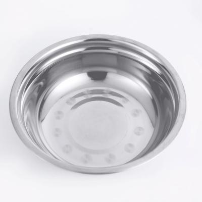 China Sustainable Stainless Steel Fruit And Vegetable Wash Basin Household Stainless Steel Soup Basin for sale