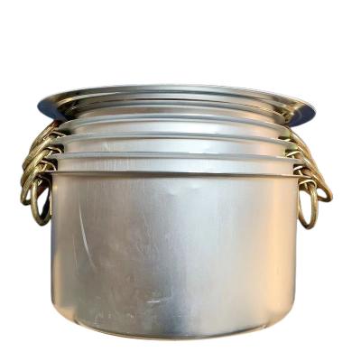 China Sustainable Universal Aluminum Cookware Cooking Pot Large Aluminum Pot Set for sale