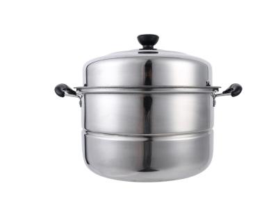 China Good Quality Sustainable Chinese Food Stainless Steel Pot Multi-specification Stainless Steel Cooking Steamer for sale