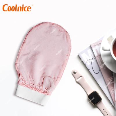 China EXFOLIATING Body Face Scrub Moroccan Turkish Bath Squishy Gloves Silk Exfoliating Mitt Mitt Exfoliating Scrubber Hammam Turkish Squishy Gloves for sale