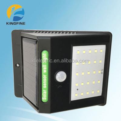 China In-1 Mode 24 44 Radio 3 Aluminum Waterproof 54 LED Triangle LED Solar Powered Outdoor Flood Light with PIR Motion Sensor for sale