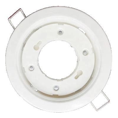 China Screw Silver Iron GX53 Holder Fit For GX53 LED Lights for sale