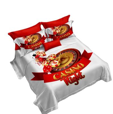 China Disposable Interesting Creative Customized Custom Design 3d Image Bedding Set Custom Duvet Cover Set Digital Printing for sale