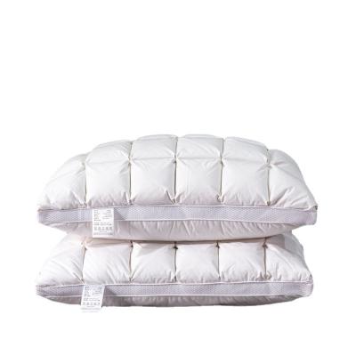 China Anti-pilling Soft White Goose Feather Pillows Core French Style Goose Down Pillow Core Feather Filled Sleep Neck Pad Bed Pillows for sale