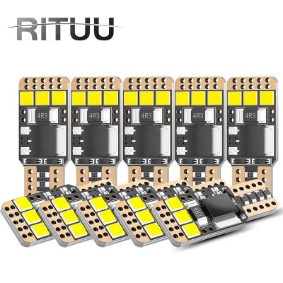 China 6SMD Canbus 12V 6000K 4W 194 White Canbus T10 W5W LED Bulbs Interior 168 Car Map Dome Reading Plates Width Auto Light Lamp for sale