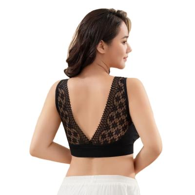 China QUICK DRY Breathable Comfortable Underwear Plus Fat Lift Wireless Big Tube Top Bra Seamless Crop Top For Women for sale