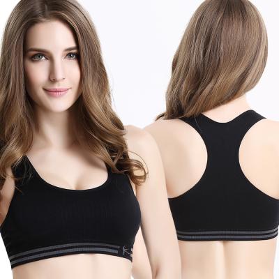 China Antibacterial seamless professional underwear plus size shockproof running group yoga women's sports vest style fitness bra for sale