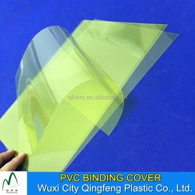 China A4 A3 125mic 150mic 180mic 200mic 250mic 300mic PVC Book Binding Cover PVC Moistureproof Sheet For Plastic Book Binding Covers for sale